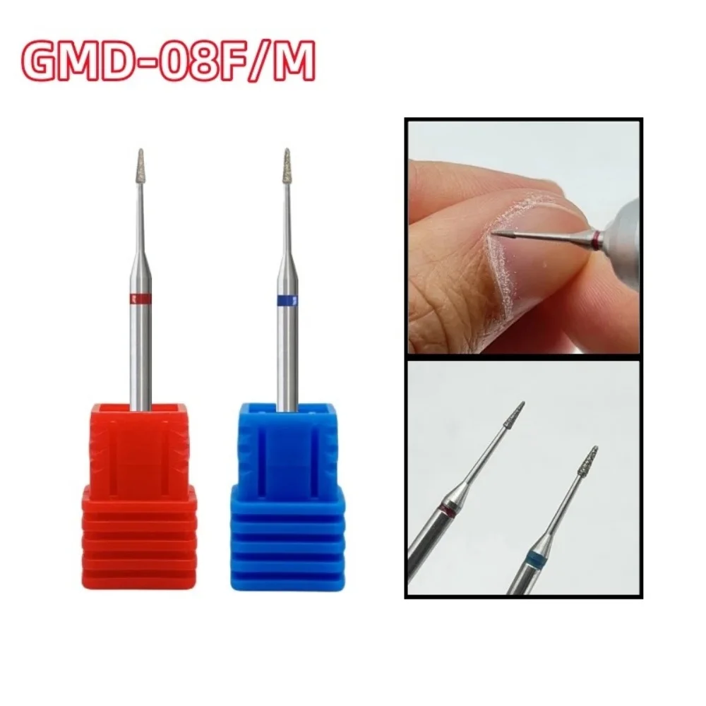 Diamond Nail Drill Bits Professional Manicure Pedicure Grinding Tool For Gel Polish Removal Dead Skin Exfoliation Nail Accessory
