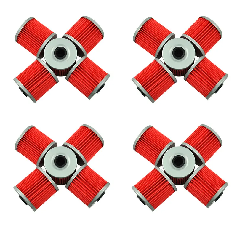 

OZOEMPT 20PCS Motorcycle Oil Filter Apply to KLF300 B1-B17 Bayou 88-04 Z200 A1-A6 77-83 BJ250 A2,A3,C2 Estrella 250 94-00