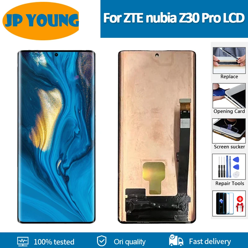 

6.67''Original Amoled For ZTE nubia Z30 Pro LCD Display +frame Digitizer Assembly For Zte nubia z30 Pro NX667J Touch Screen