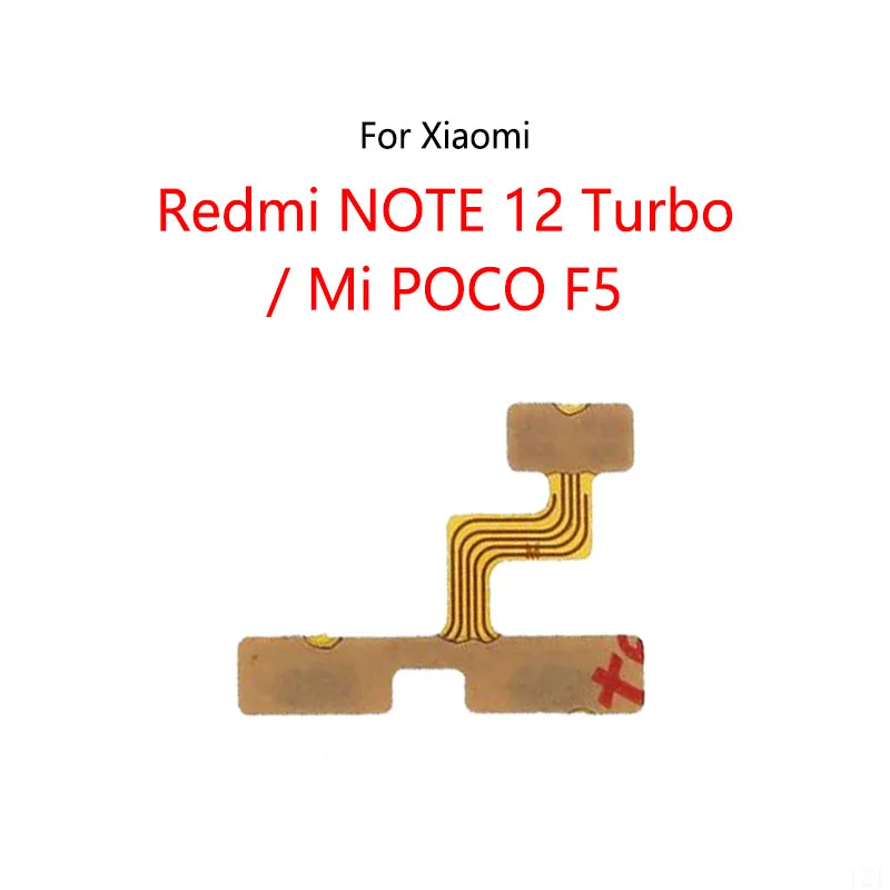 Volume Button Switch Mute Button On / Off Flex Cable For Xiaomi Redmi NOTE 12 Turbo / Mi POCO F5 Pocophone