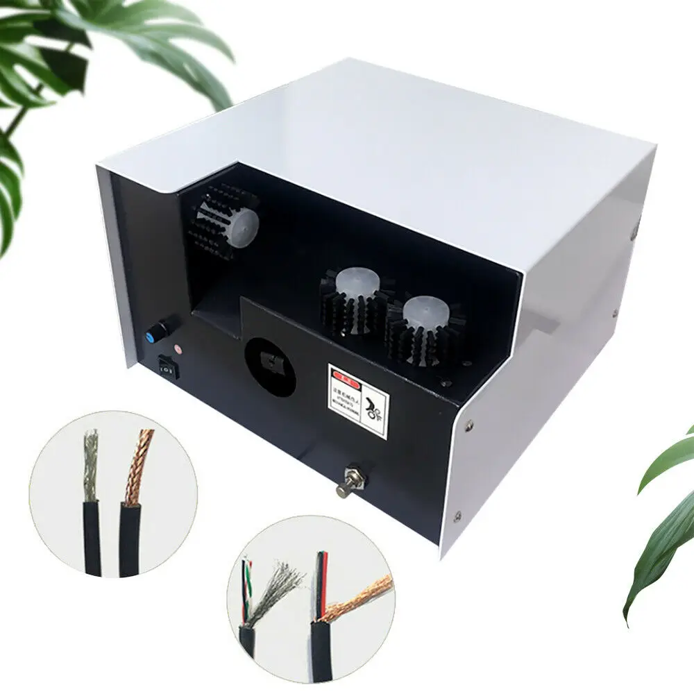 Multi-function Electric Wire Cable Shield Braid Twisting Machine Braided Cable Network Wire Twisting Brushing Tool 110V/220V