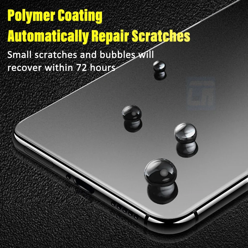 2-4Pcs Matte Frosted Hydrogel Soft Film for Realme 12x 11x C75 C67 C65 C63 C61 C55 C53 C51 C35 C33 Note 60x 50 Screen Protector