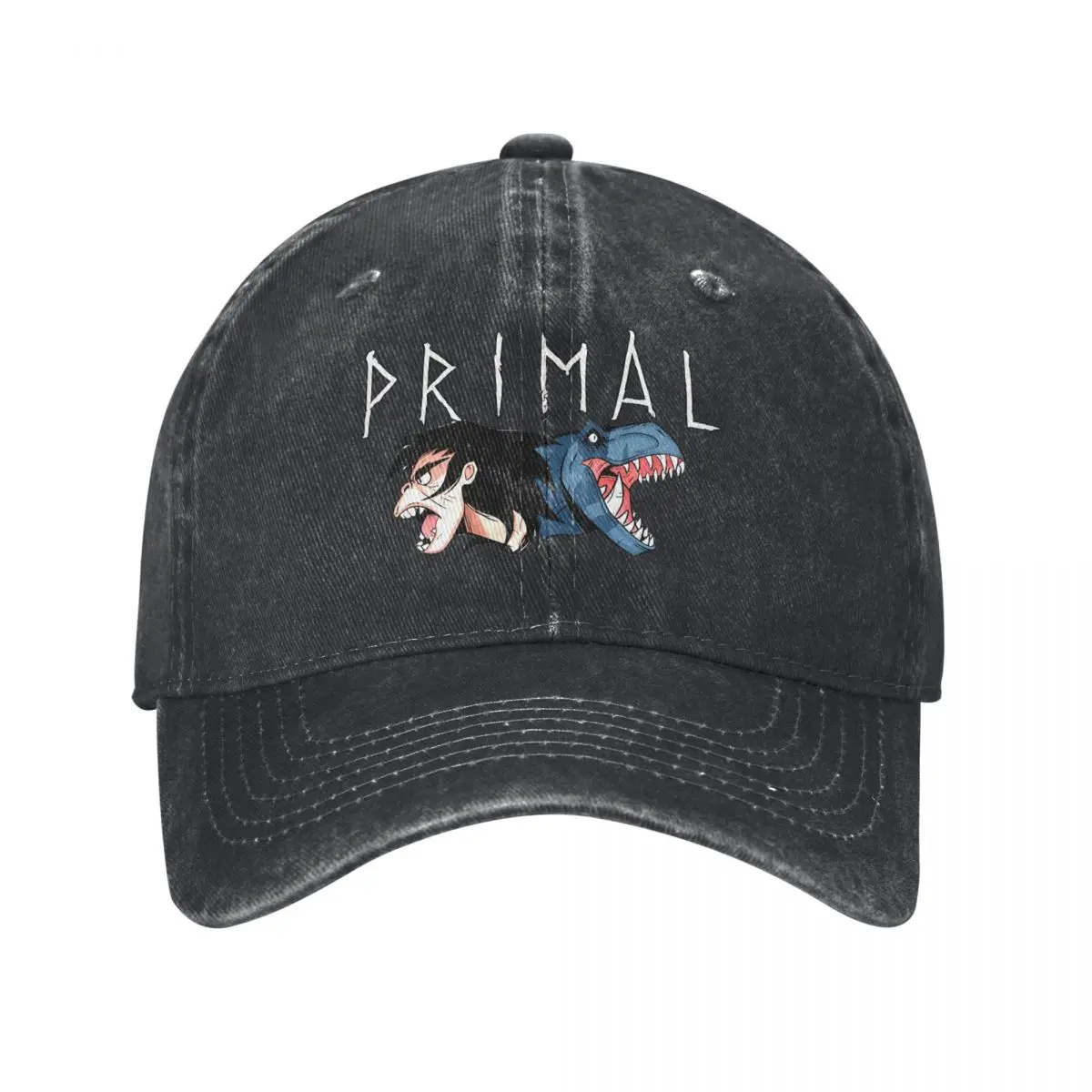 Primal Tales of Savagery Multicolor Hat Peaked Women's Cap Genndy Tartakovsky Personalized Visor Protection Hats