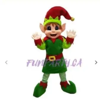 Costume de mascotte ELF, Costumes Cosplay, Robe de jeu de fête, Salle de bain, T