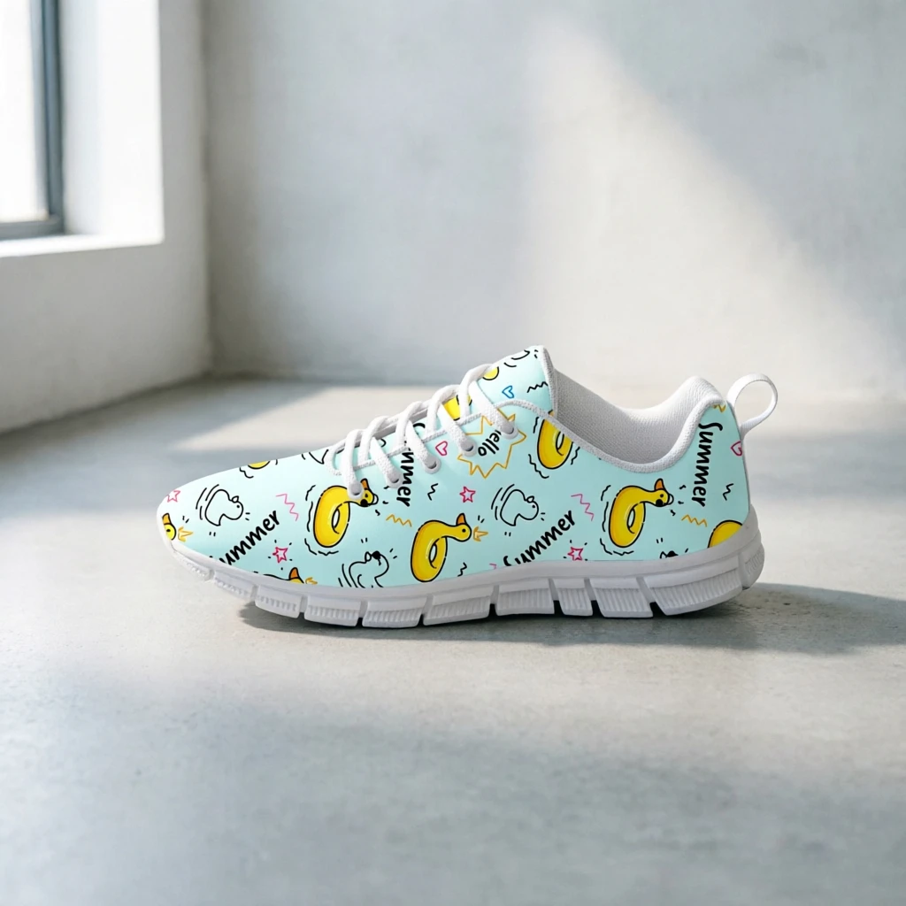 

Cartoon Duck Print men and women Casual Shoes Cute Duck Pattern Sneakers Soft Sole Comfortable Walking Shoes For Girls Gift