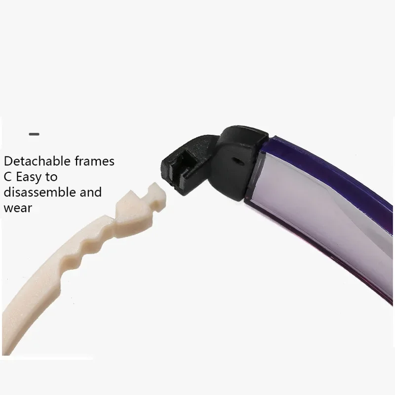 TR العلاج المغناطيسي متعدد البؤر بدون شفة مكافحة الأزرق ثنائية البؤرة نظارات للقراءة للجنسين ضوء مزدوج العناية بالرؤية طول النظر الشيخوخي النظارات #6