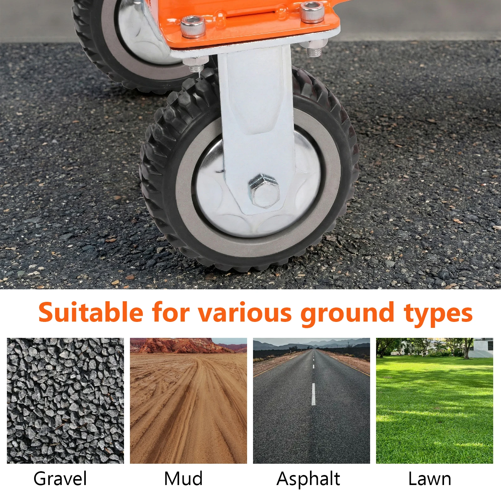 

Trailer Mover 3500 Lbs Tongue Weight Trailer Mover Dolly with 2 in & 2-5/16 in Ball Angle Adjustable Suitable for RV Boat Camper