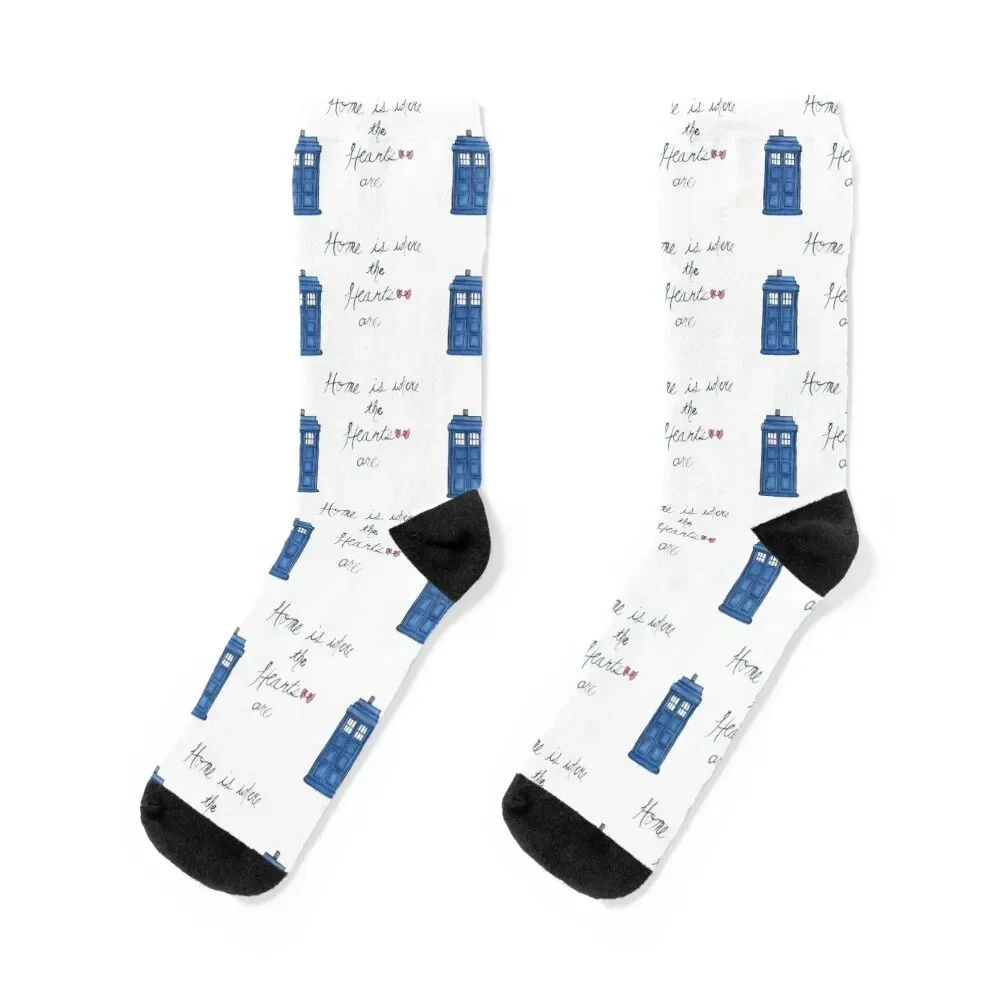 

Home is Where the Hearts Are Socks valentine gift ideas Thermal man winter sports stockings colored Socks Female Men's