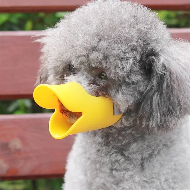 Pet Dog Muzzle Breathable Muzzles Large Dogs Stop Biting Barking Chewing Anti Bite Duck Mouth Puppy Covers Pet Supplies