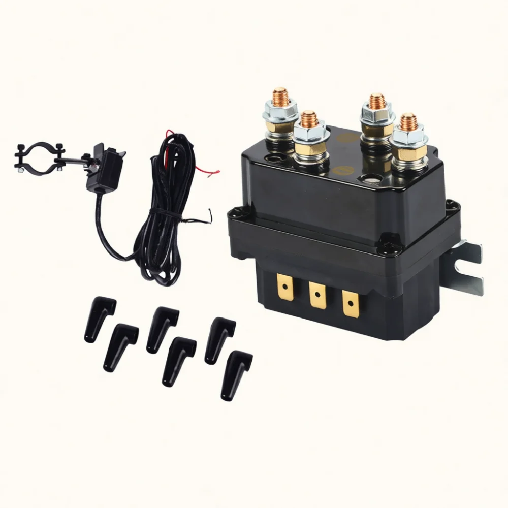 High Current 250A Winch Contactor Relay 12V 24V For ATV UTV Winch System Durable Electric Starter Solenoid Replacement Part