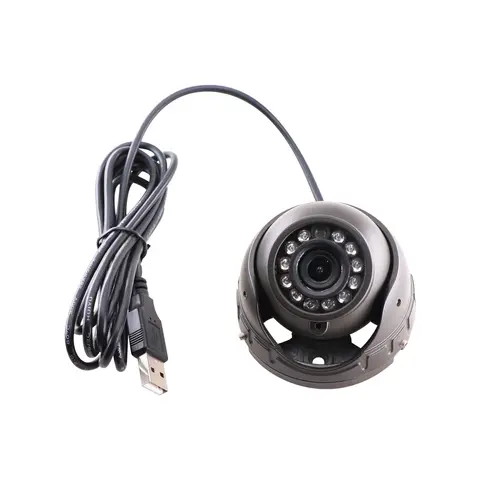 IR 컷 LED 주간 야간 투시경 돔 파손 방지 실내 웹캠, UVC 플러그 플레이, 드라이버리스, 1MP, 720P, 2MP, 1080P USB 카메라