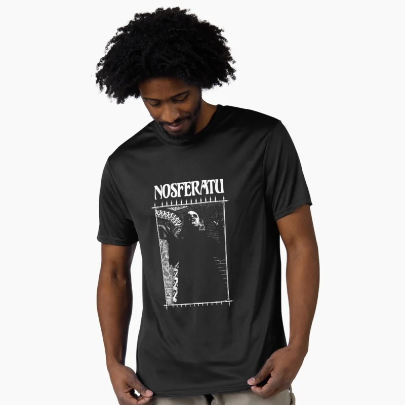 

Masquerade Clan Nosferatu 0403 Scary halloween Gift t shirt Scream film Graphic clothes 100% cotton printed All size tops S-6XL