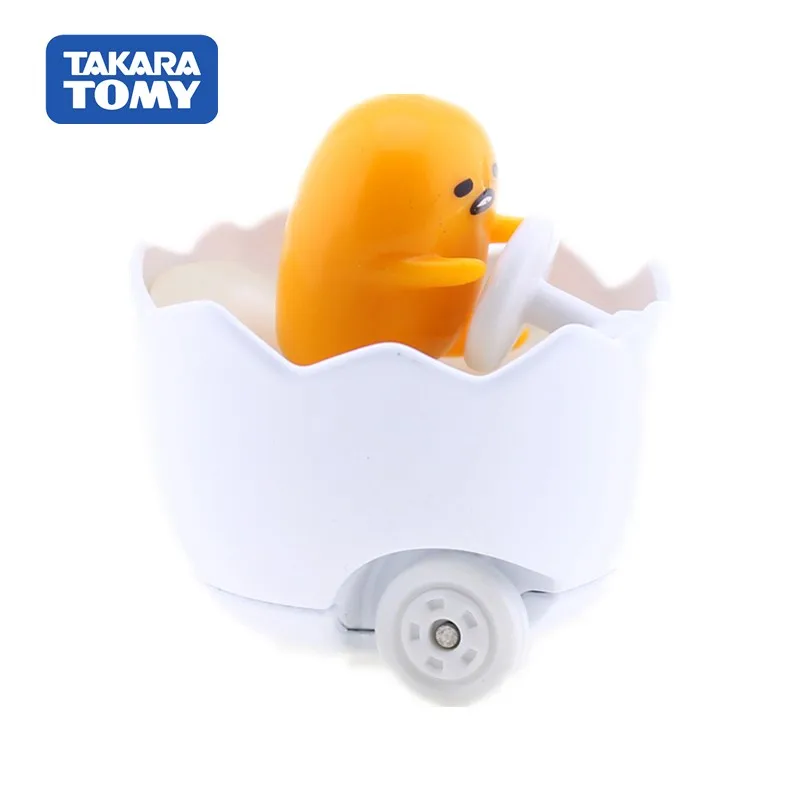 TAKARA TOMY TOMICA diecast alloy Model No. 157 Lazy Egg Yolk Gudetko Eggshell car Boy collection toy pieces for children's gifts