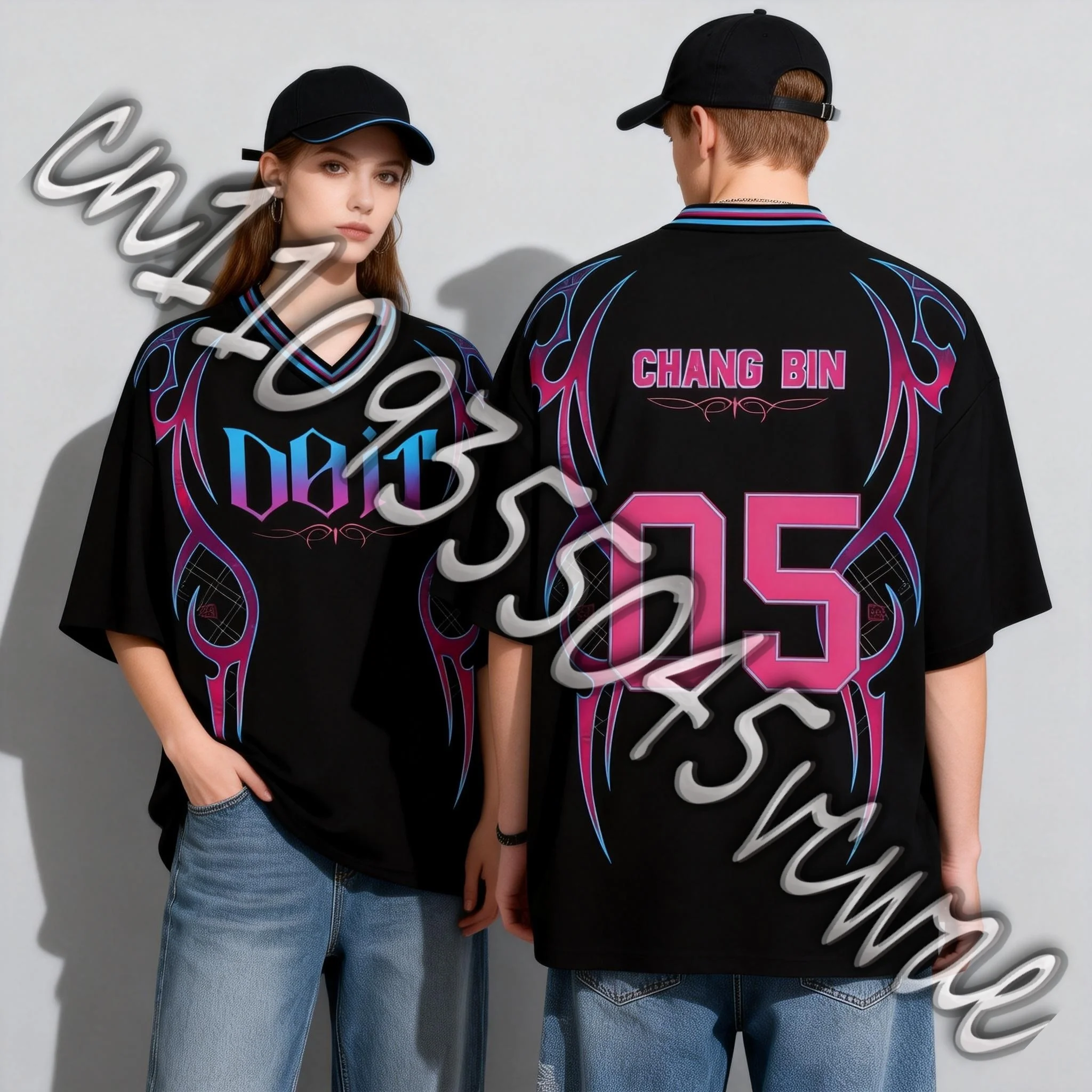 

2026 Корейская футболка K-Pop Pop Music Do It Джерси с v-образным вырезом, свободная модная футболка с номером и короткими рукавами, подарок фанату, футболка для детей и взрослых