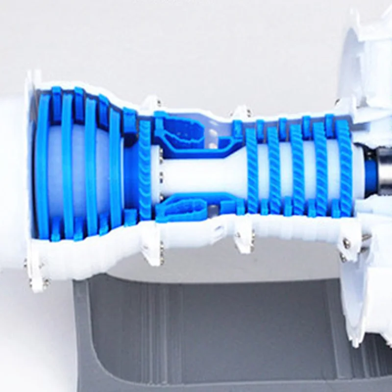 Aero Motor Turbo Ventilador Modelo de motor de ar Modelo de impressora elétrica 3D