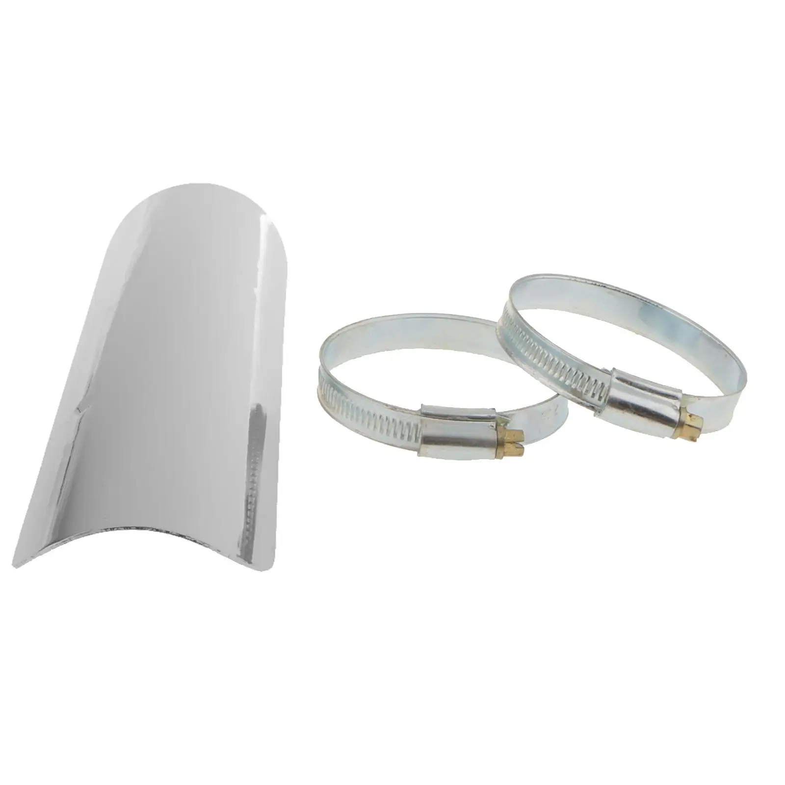 Smooth Exhaust Pipe Heat Cover Guard for White 22cm