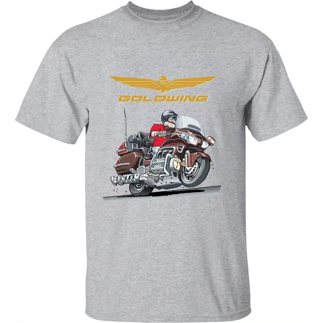 Effex Goldwing GL1800 Motorcycle T-Shirt Black Streetwear Tees Men Women Cotton Oversized Short Sleeve High Quality Casual Tops