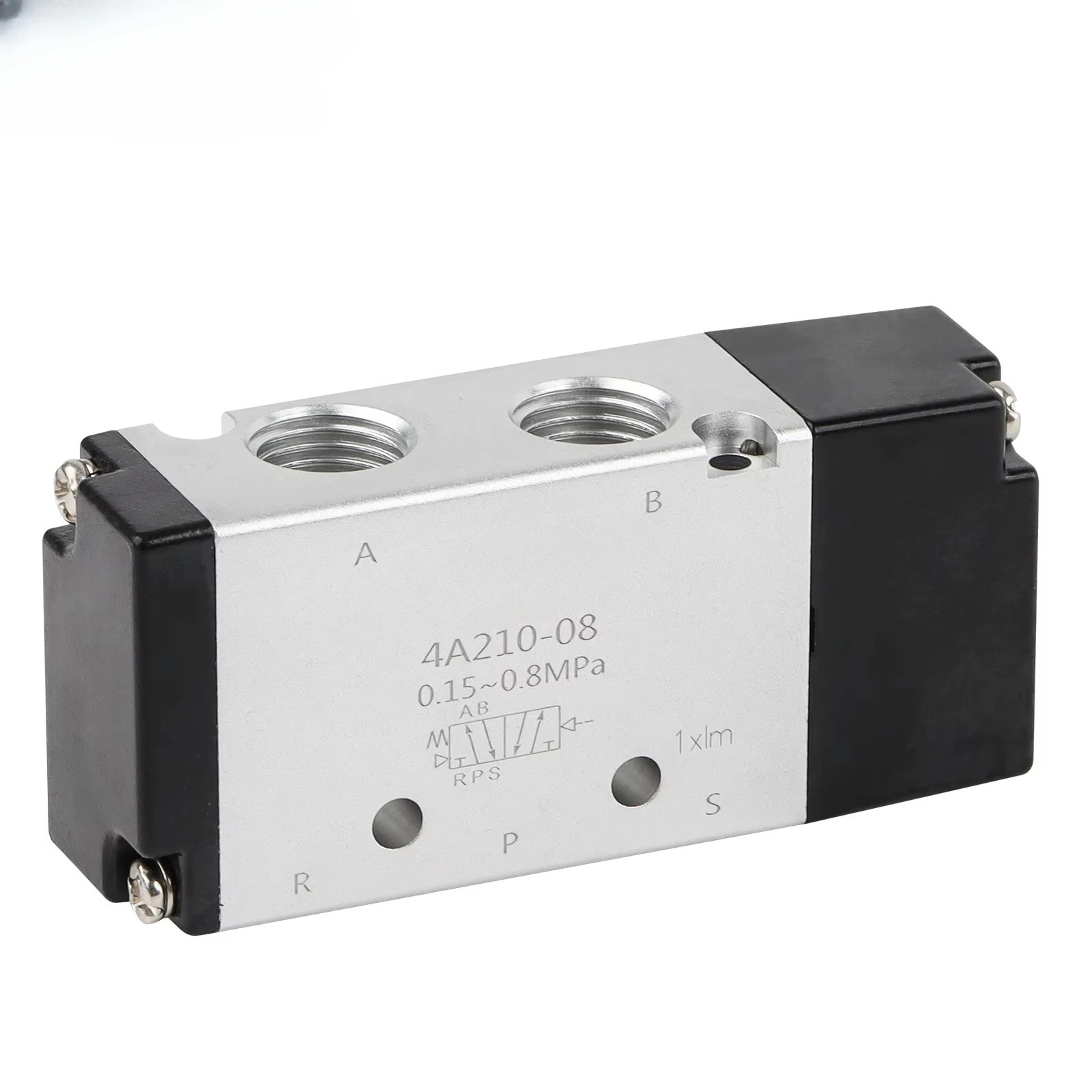 4A Series Pneumatic Parts  5 Way  Air Control Solenoid Valve Pneumatic Operated