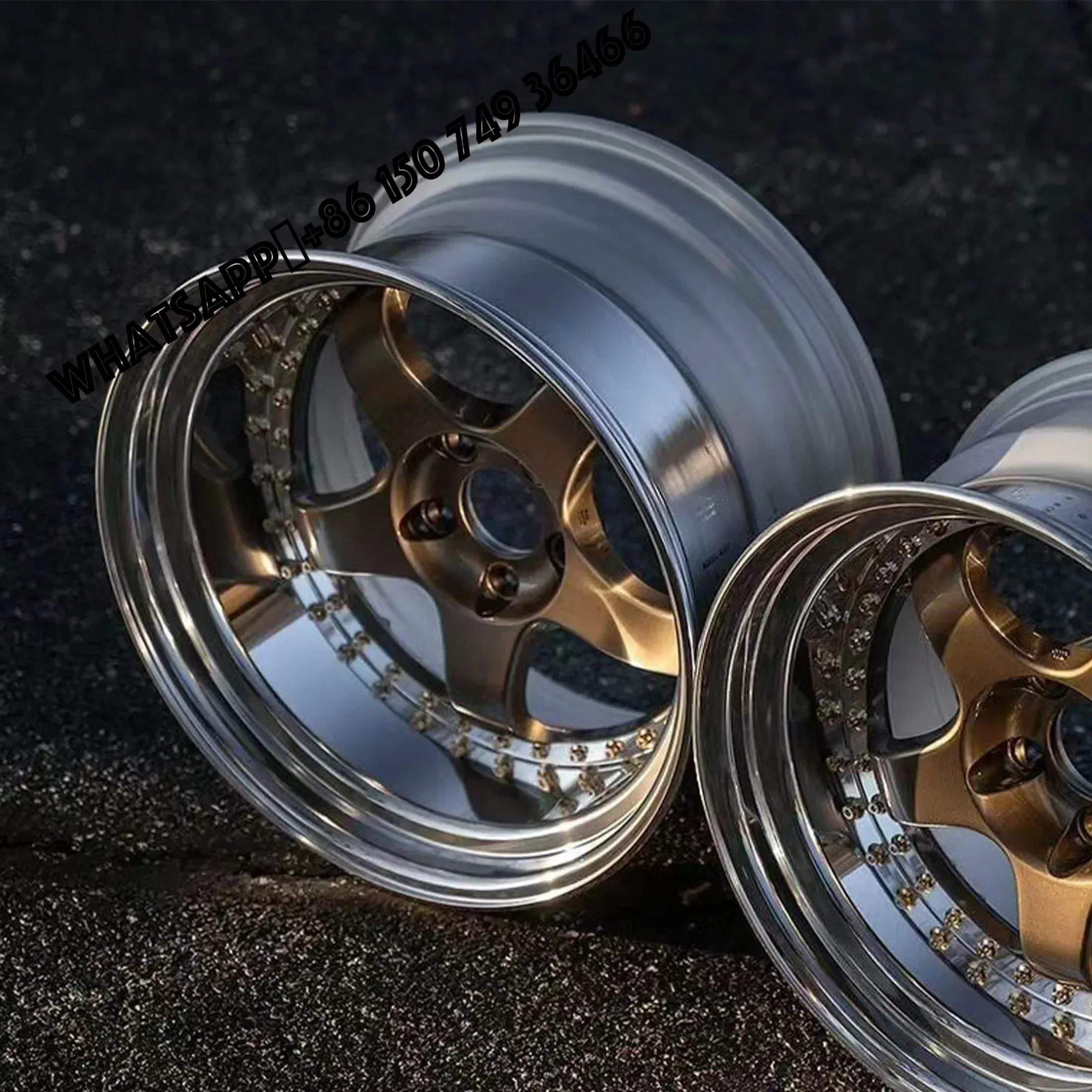 

6061-T6 Car for Passenger Car Wheels Meister S1 3P Performance Sports Wheels Wheels Rims Deep Dish Alloy Wheels18 19 20