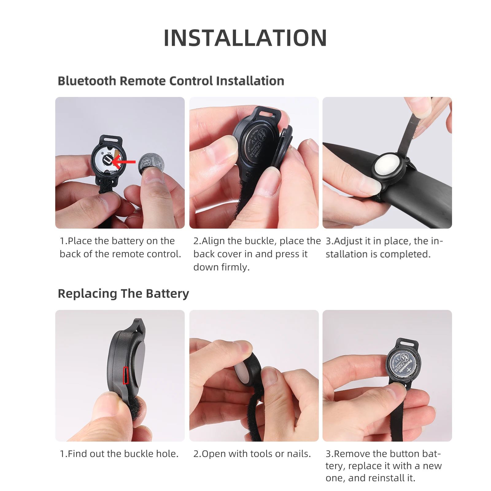 Gaciron R06 Bluetooth Remote Control Switch For Gaciron Bike Front Light KIWI-1200 Bicycle Headlight Bike Accessories