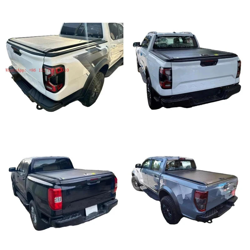 

Factory DirecHeavy Duty Pickup Truck Roller Shutter Lid for Ranger Raptor Hard Aluminum Retractable Tonneau Cover Security Lock