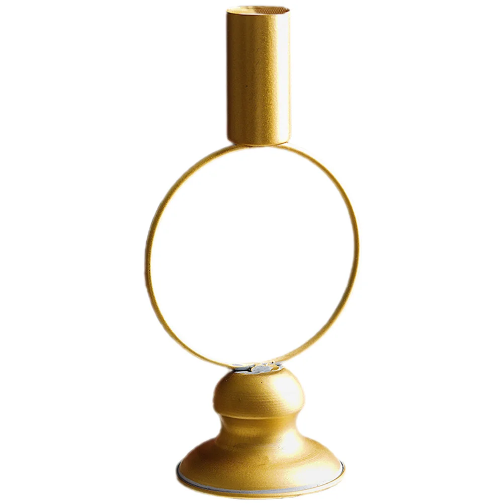 

Rustic Vintage Holder Iron Stick Stand for Candlelight Dinner Home Decoration Candlestick Holders