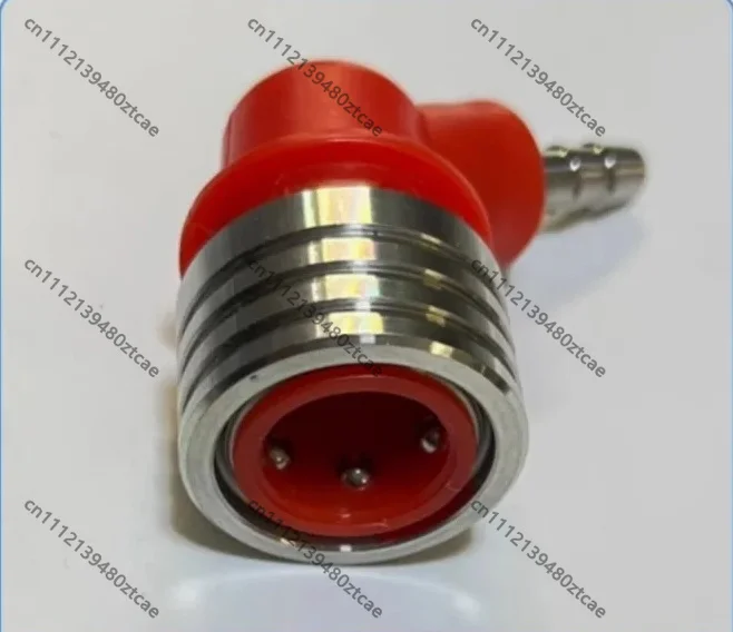 Red Blue Bypass Connector, Flushing Bridge Quick Connector, Compatible with Dialysis Machine