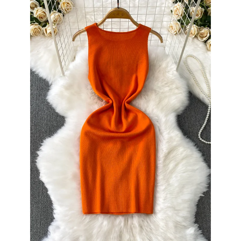 INS風 レディース 夏 シック スリム ニット ボディコン ミニ ショート タンク ドレス カジュアル パーティー 3Dフラワー シース ストリートウェア スリム ナイトクラブ ドレス