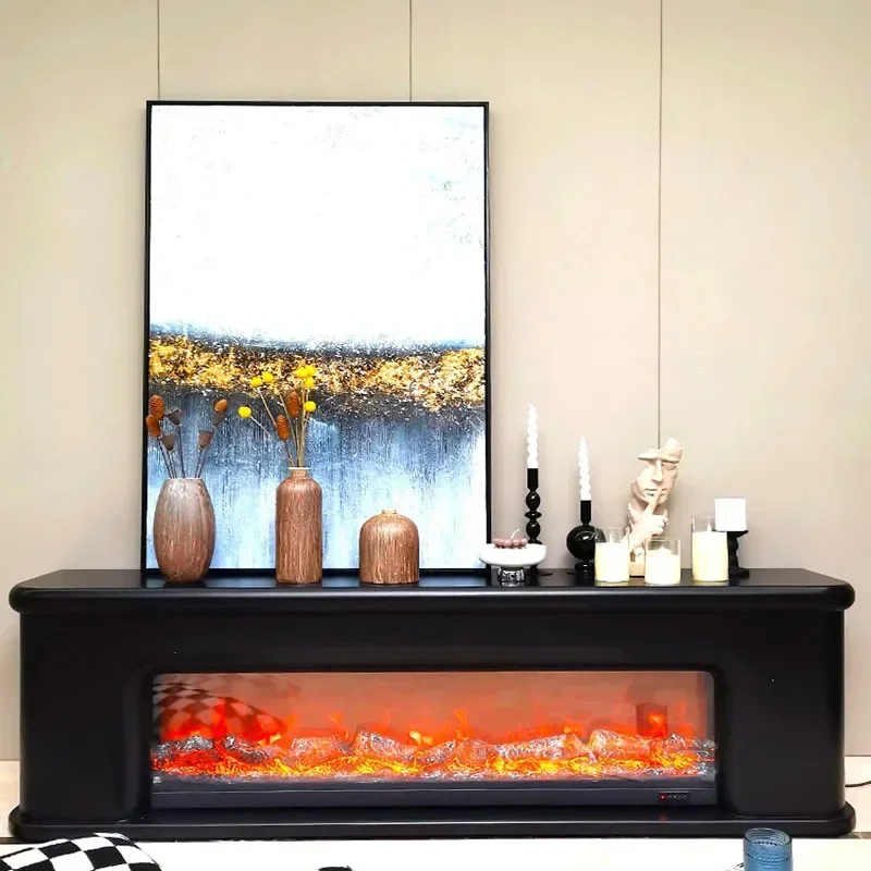 

t Подставки Развлекательный центр Камин Стоячий большой современный мобильный ТВ-шкаф Гостиная Дерево