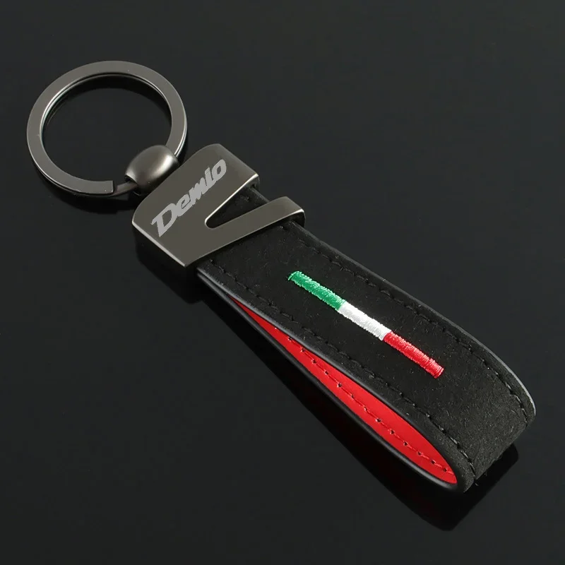 Suede Car Keyring Metal Key Chains Holder Pendant for Demio CX3 5 CX8 RX8 BT50 CX7 Axela RX7 MX3 Protege Accessories