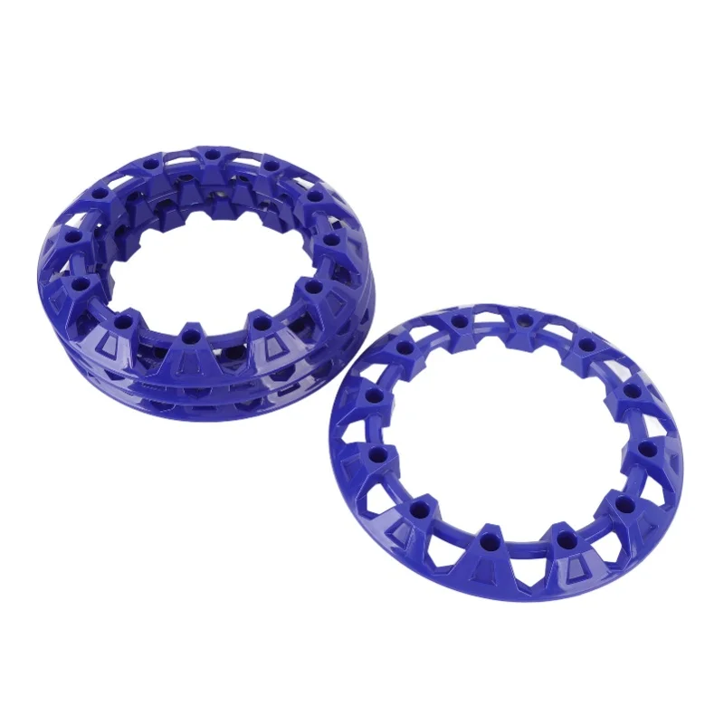 

Комплект из 4-х 8-дюймовых защитных декоративных колпаков для колес квадроциклов, устойчивых к царапинам, универсальные, для картингов, красные