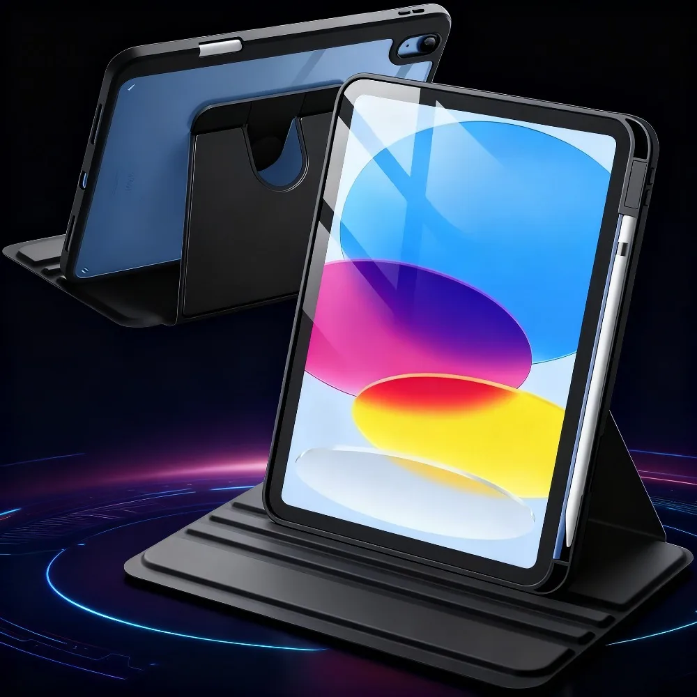 

For 2026 IPad A16 Air 8 11 M4 M2 M3 4 5 6 th IPad 12 11 10 th 10.9 7 8 9 th 10.2 Mini 6 7 Pro M5 Generation Rotating Tablet Case