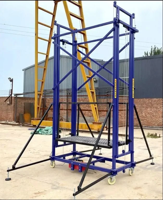 부식 방지 접이식 전기 비계 전동식 행잉 비계