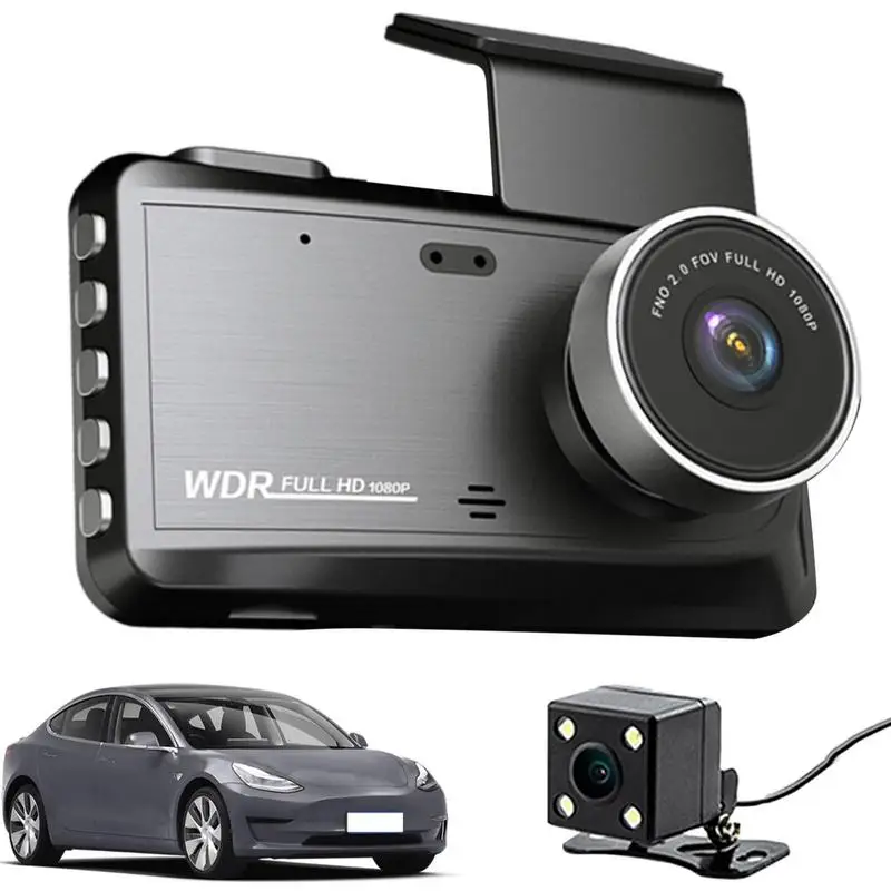 

4K Car Video Recorder IPS Display 170 Degree Dash Cam Car 4.0inch IPS Camera Recorder Night Vision G-sensor LoopRecording Dvr