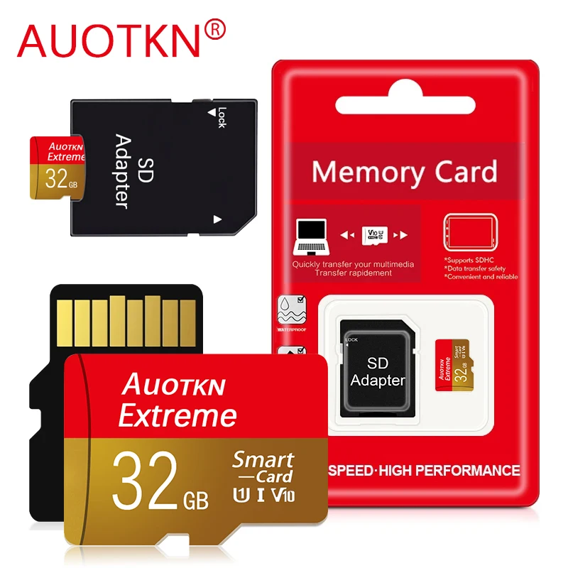 Ultra mikro karta pamięci SSD 128GB 256GB 512GB Class10 MIni SD/TF karta Flash 8GB 16GB 32GB 64GB Cartao De Memoria do tachografu