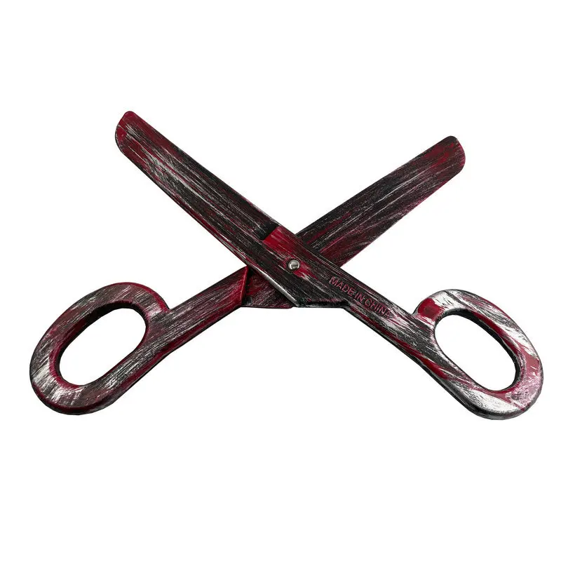 L38cm Funny Large Plastic Clown Scissors Film and Television Props Party Halloween Performance Masquerade Scissors Props