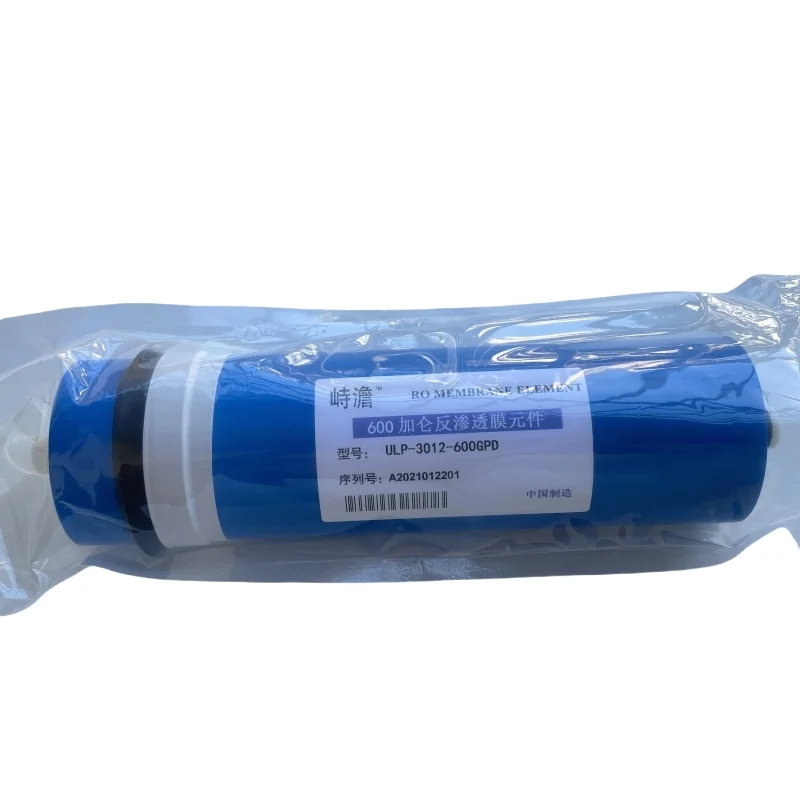 فلتر غشاء RO لتنقية المياه بالتناضح العكسي، 0.0001 ميكرون، 600GPD غشاء Ro خراطيش تصفية المياه