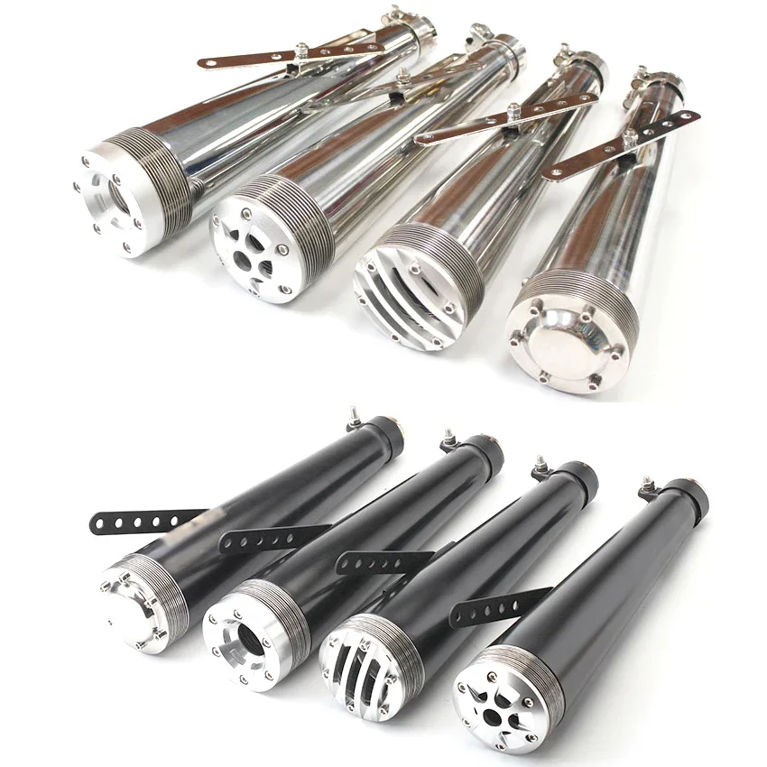 

38 40 43 45MM Universal Sc Motorcycle Exhaust Muffler Escape For Punk Classic Retro Style Cruiser Halley Moto Exhaust ModifiedX
