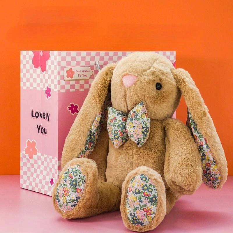 

Genuine Girls Cute Mousse Rabbit Doll, 38cm Plush Toy Birthday Gifts