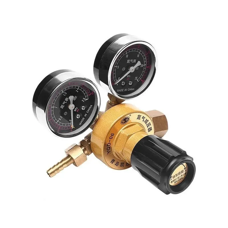 All-copper Nitrogen Meter Pressure Reducer Leak-proof YQD-06 Oxygen Pressure Reducing Valve Pressure Measurement