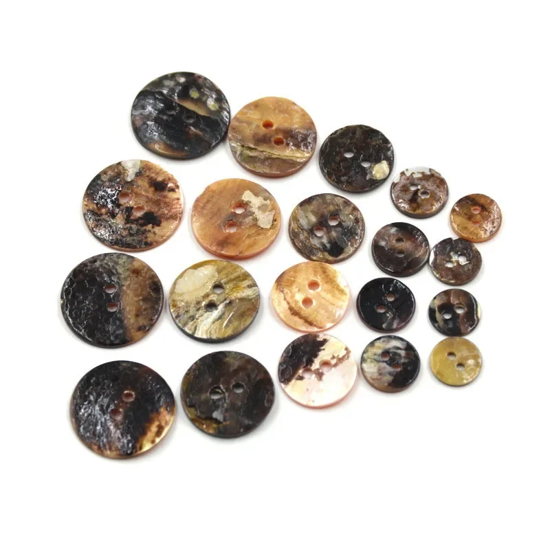 50pcs Colorful Shell Buttons Snaps For Clothes Decorated Buttons For Artware Buttons For Baby Clothes Sewing Accessories