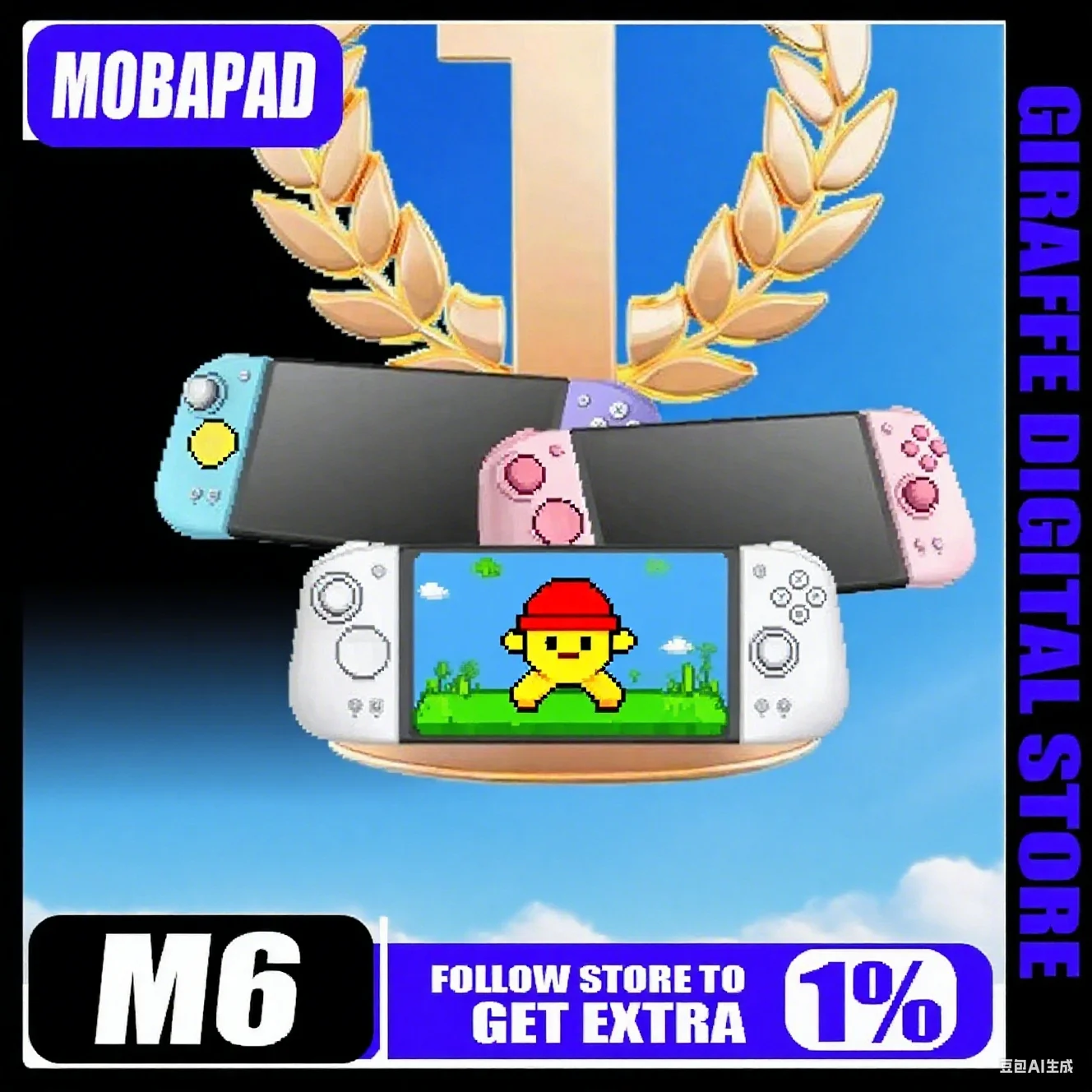 MOBAPAD M6 Gemini 2 contrôleur Bluetooth NFC Split Nintendo Switch OLED Joypad avec Console de Joystick Hall pour manette de jeu Switch NS