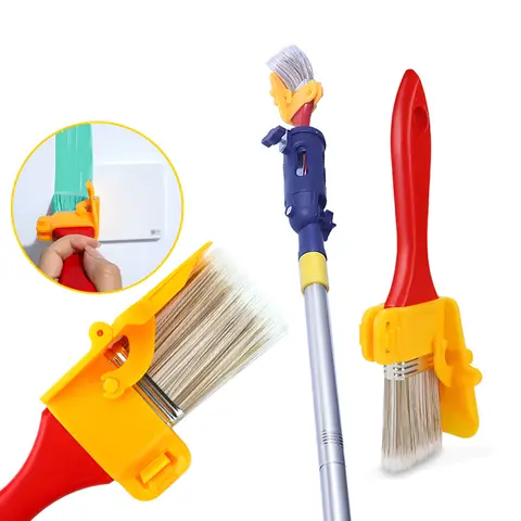 Edger 페인트 브러시 페인트 롤러 확장 폴 그리퍼 페인트 Edger 도구 페인트 Edger 롤러 브러시 벽화 도구 핸들 도구