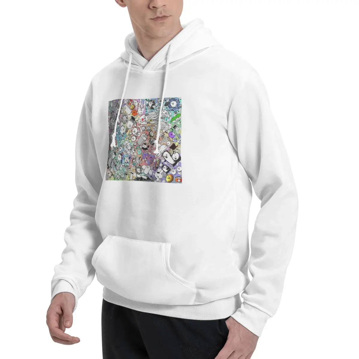 

Толстовки с капюшоном Battle Cats для мужчин и женщин, повседневный пуловер, толстовка, модная одежда с длинными рукавами, осень-зима