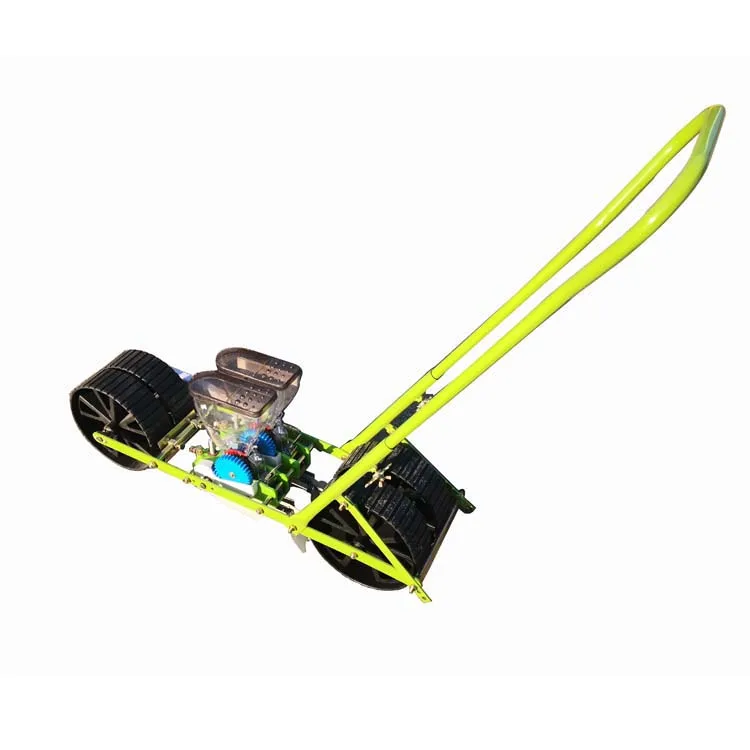 Farm Seeder Hand Held 2 Rows Grass Seeds Planter Lawn Planter