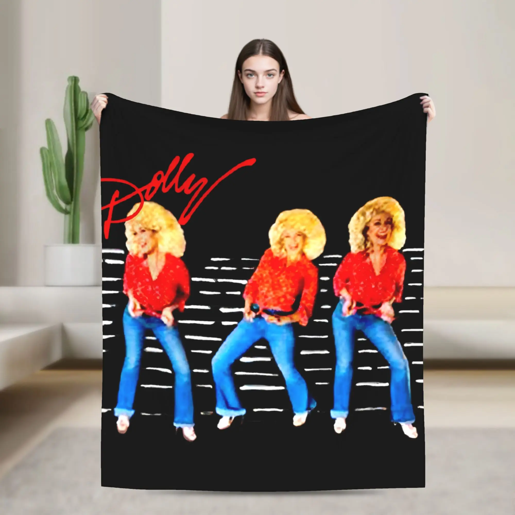 Dolly Parton Merch Blankets Super Soft Flannel  Throw Blankets Relax Rug Piece