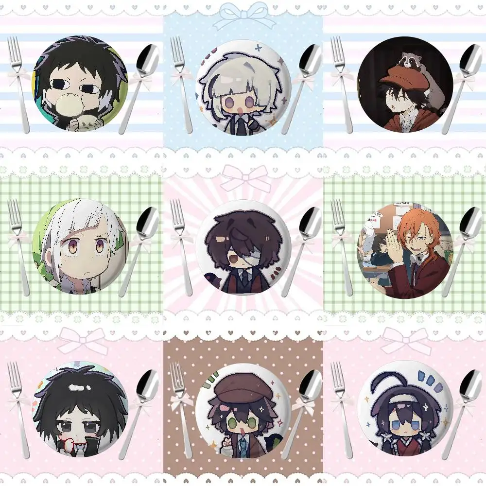 Милые значки в стиле аниме B-bungo Stray Dogs-H, кнопки, брошь, креативные забавные значки с цитатами, одежда, рюкзак, ювелирные изделия, подарок для детей, Fri