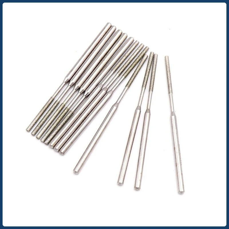 

1.5-8mm Engraving Bits Lengthened Coated Carving Burrs Shank 3mm Tools For Stone Grinding Head Cylindrical