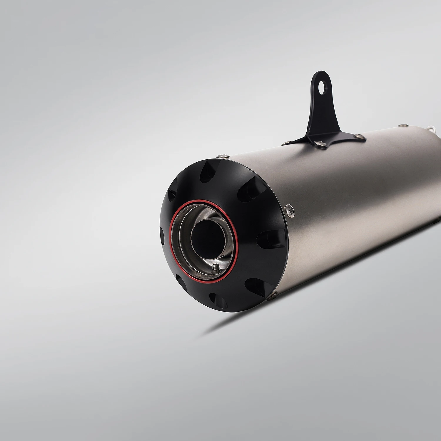 

Ti alloy Universal Moto Exhaust Pipe tail end Modification Muffler Escape Slip-On Link Compatible Various Tailpipe suitable