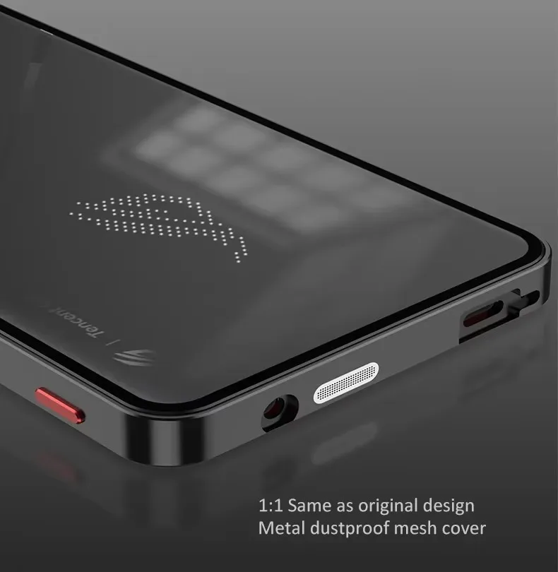 For Asus ROG Phone 9 Pro Case Metal Aluminium Magnet Shell Camera Protection Transparent Mobile Phone Cover For ROG Phone 8 Pro